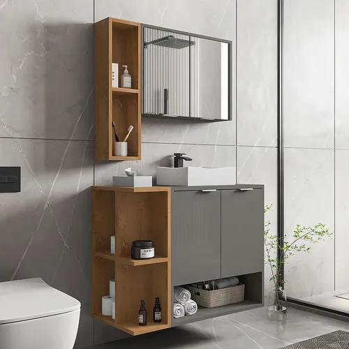 comprar Móveis para banheiro móveis bechara  móveis bechara de 70cm de largura 107cm de altura E 45cm de profundidade