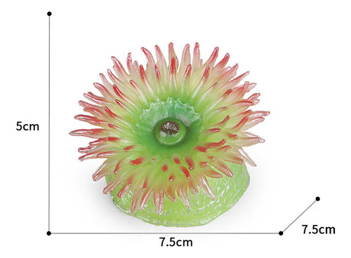 2 Sea Life Sea Anemone Party Favor Tank Grande Verde