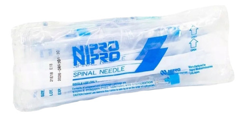 Nipro Aguja Espinal 18g X 90mm (pack 10)