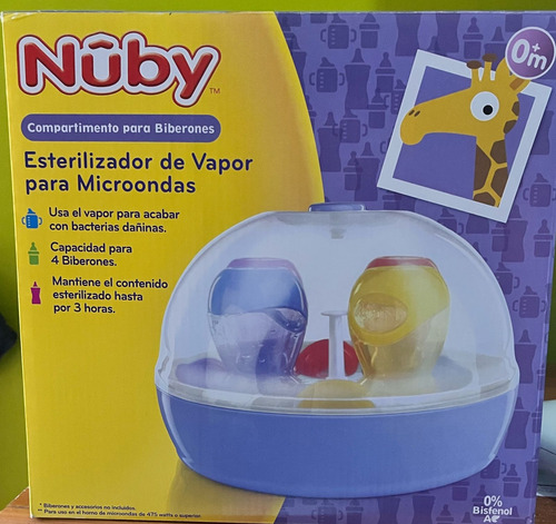 Esterilizador De Mamilas Para Microondas Nuby