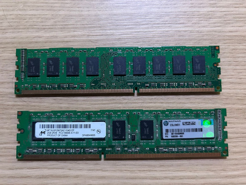 Memoria Ram Micron - 2gb - Modelo: Mt18jsf25672az-1g4g1zf