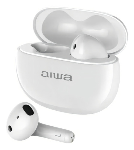 Audífonos Aiwa Tws Twsd8 In-ear Bluetooth 5.3 Blancos Blanco