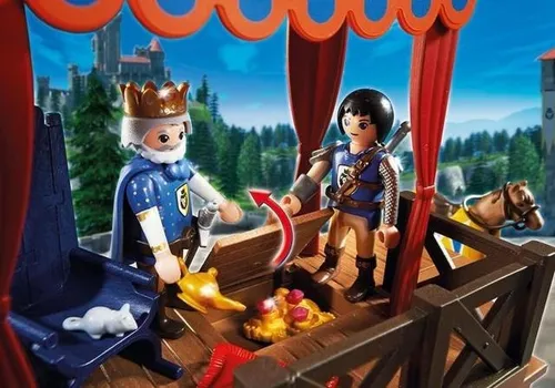 Playmobil 6695 Super 4 Tribuna Real Con Alex - Mundo Manias