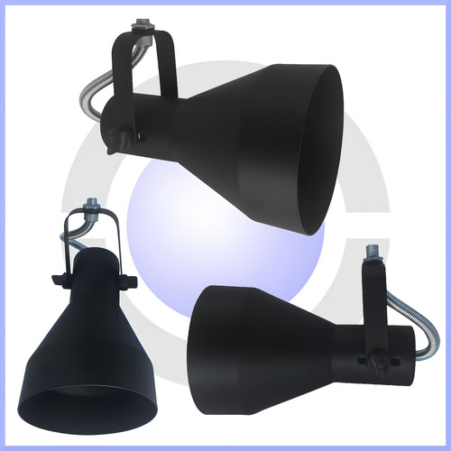 10 Spots Para Par30 Led E Perfilado Eletrocalha Alumínio E27 Estrutura Preto 110v/220v