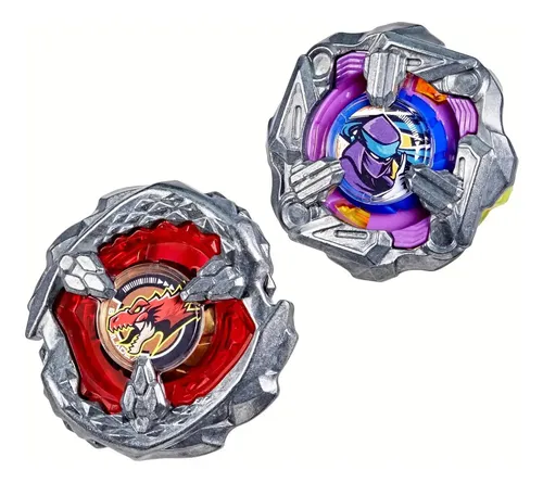 Pacote duplo de cores Hasbro® Beyblade X Beat Tyrano 4-70q e