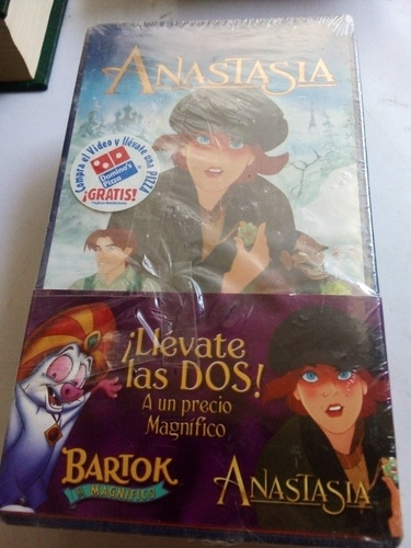 Películas Vhs Disney Anastasia Y Bartók Nuevas Selladas