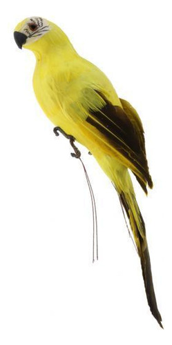 2x Macaw Parrot Modelo Diy Artesanía Bird Toy Artificial