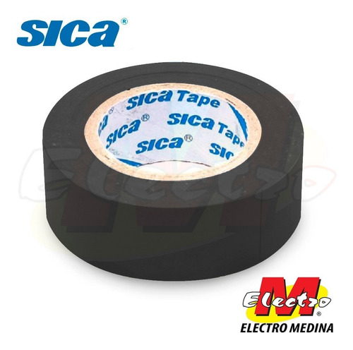 Cinta Aisladora Pvc 10 Mts Colores Sica Electro Medina