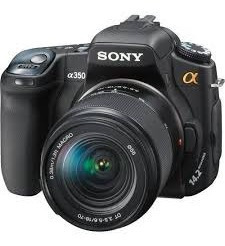Camera Digital Sony Alpha Dslr A350 Kit C/ Objetiva 18-70mm