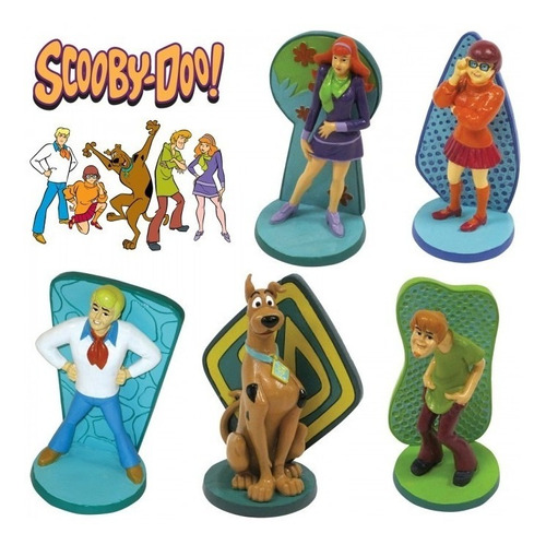 Penn Plax Adorno Resina Scooby Doo Y Sus Amigos 5 Cms X 2  