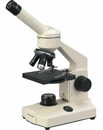 Microscopio Compuesto De Led Lente De Cristal Óptico