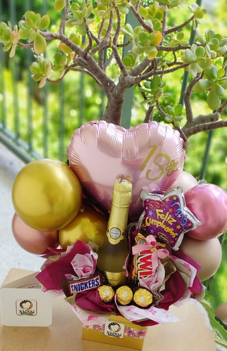 Imagen 9 de 10 de Arreglos Frutales Desayunos Sorpresa Flores Y Globos Caracas