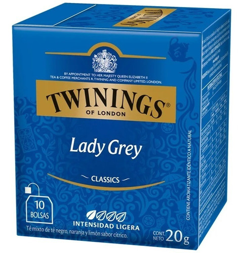 Imagen 1 de 6 de Té Twinings Lady Grey