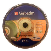 Comprar Dvd-r Grabable X25 Uni. 4.7gb 16x Alta Velocidad Verbatim