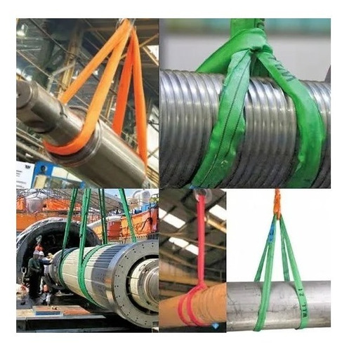 Eslinga Tubular Sin Fin 3ton 6 Metros Amarilla F/s 7:1