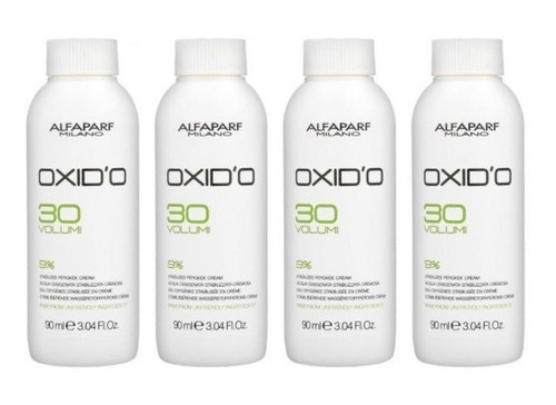 Pack X4 Peróxidos 90 Ml Volúmen 30 Alfaparf