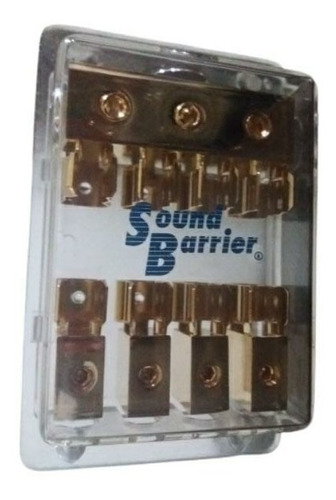 Portafusible De Cuatro Fusibles Sound Barrier Original