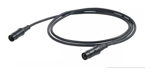 Imagen 1 de 1 de Cable Midi Proel Chl400lu5 Profesional 5 Metros Oro