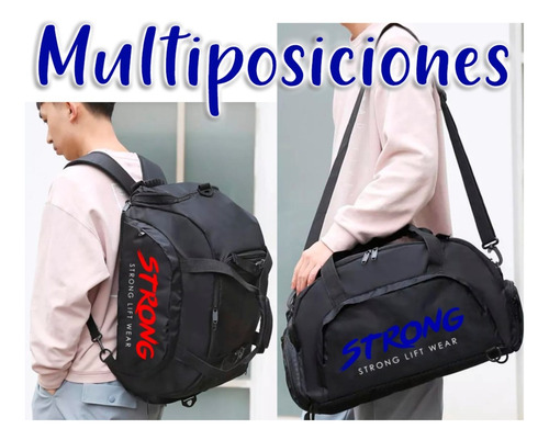 Maleta Mochila Multiposiciones Deportiva Viaje Strong Pro
