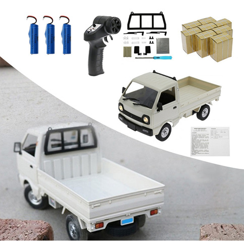 Wj1 Eléctrico Wpl D12 1:16 Rc Car 2wd Truck Batería Batería