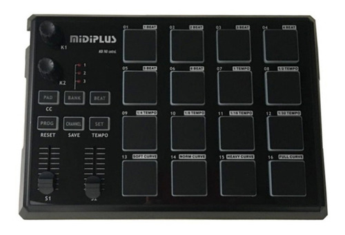 Midiplus Xpad Controlador Midi Usb 16 Pads + Auricular He106