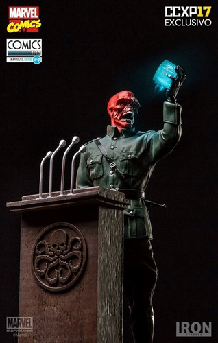 Estátua Caveira Vermelha - Escala 1/10 - Exclusivo Ccxp '17