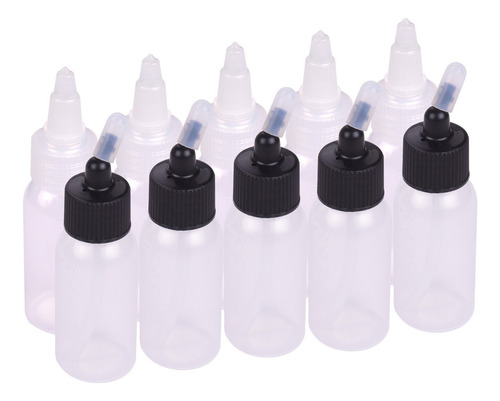 10 Unidades De Garrafas De Tinta Aerógrafo De 1,2 Onça (35 C