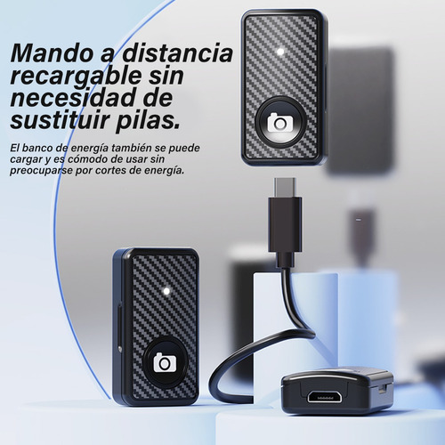 Porta Trípode Palo Selfie Control Remoto Recargable Bluetoot
