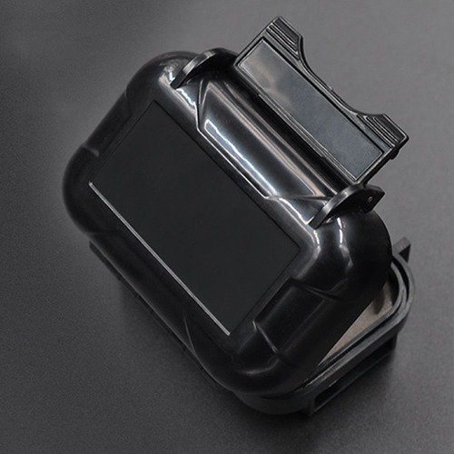 (negra) - Funda Protectora Multifunción Rígida De Abs Kz Para Auriculares, Monitores Intraurales Y Almohadillas (negra)