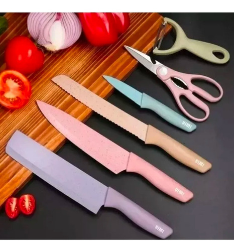 Set De Cuchillos 6 Piezas