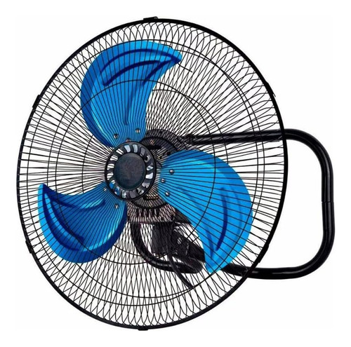 2 Pack Ventilador Pedestal 18 Pulgadas 3 Vel Aspas Metalicas 45.72 Cm Negro Azul Metal 3