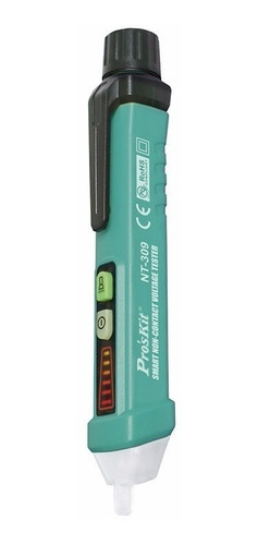 Imagen 2 de 5 de Buscapolo Inductivo Proskit Nt-309 12v A 1000v Ac Con Luz Led Profesional Electricidad Corriente Alternada