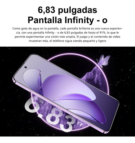 2025 Más Barato Smartphone Reno13 Pro Dual Sim 16gb Ram 512g Teléfono Inteligente 5g Wifi Celulares Batería De Larga Duración Android 14 Desbloqueado