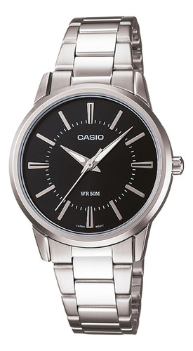 Reloj Casio Ltp-1303d-1a Acero Mujer Plateado