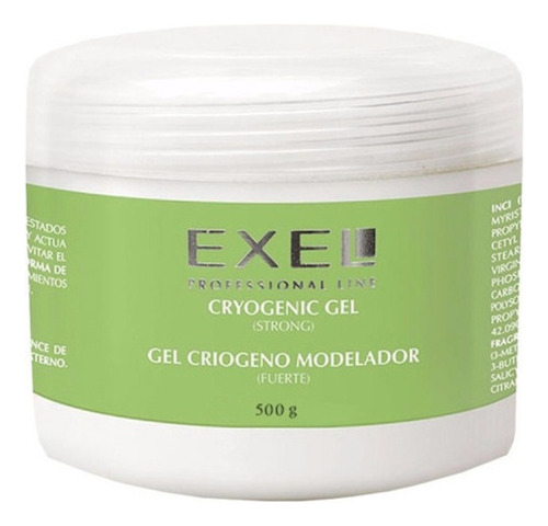 Gel Criogenico Fuerte Exel Corporal Anticelulitis 500 Grs