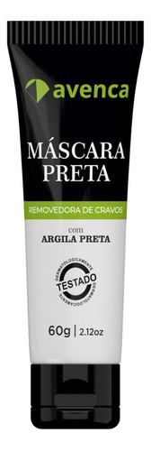 Avenca Máscara  Preta faciai para pele 60mL