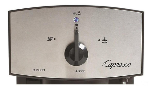 Cafetera Capresso EC50 117.05 automática acero inoxidable y negra expreso 127V