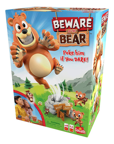 Beware Of The Bear - Juego De Goliath Con El Oso Y Esbelta L