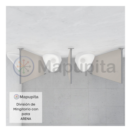 División Mingitorio Con Pata Arena 60x150