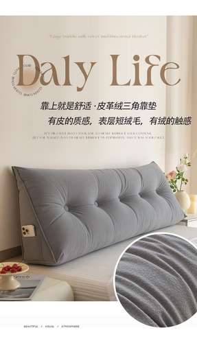 Almohada Para Cabecera De Cama De (150x50x20 Cm) Moda S