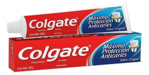 Crema Dental Colgate Maxima Proteccion Anticaries 180gr