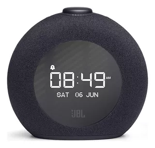 Bocina Reloj Despertador Bluetooth Radio Fm Jbl Horizon 2 Color Negro