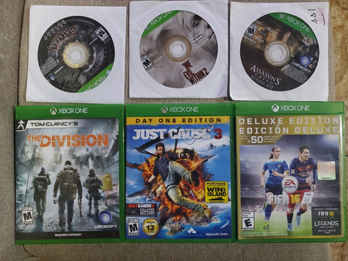 Lote De Juegos Xbox One The Evil Within Just Cause 3 Batman