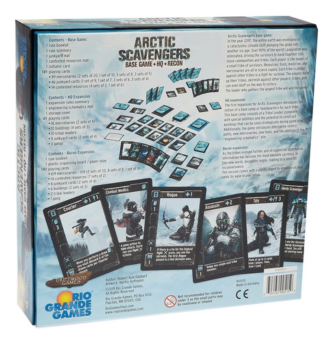 Juego De Mesa Arctic Scavengers Con Recon Expansion