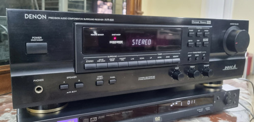 Denon Receiver Avr-600 Stereo Entrada Tornamesa. Excelente (Usado)