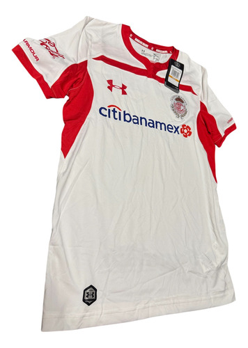 Jersey Diablos Rojos De Toluca Under Armour 2019 Visitante