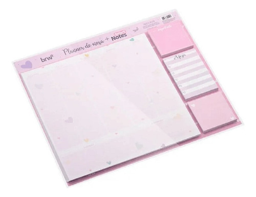 Planner De Mesa C/3smart Notes 280x240mm 54f Cada Nb6021 Brw