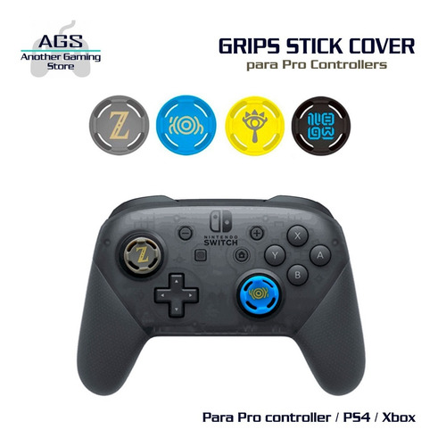 Imagen 1 de 2 de Grips Stick Protector X4 Para Pro Controllers - Zelda