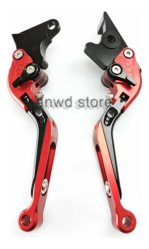 Palancas Y Puños Para Honda Cb160f Invicta, Rojas Con Negra