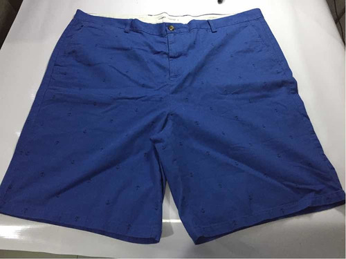 Imagem 2 de 5 de Bermuda Old Navy Usa Tamanho Grande 56 Azul Estampa Ancora